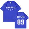 Rock Band Tokio Hotel Kaulitz Tričko Pánská Móda Neformální Tričko s krátkým rukávem Hip Hop Punk Trička nadměrné velikosti Unisex Streetwear