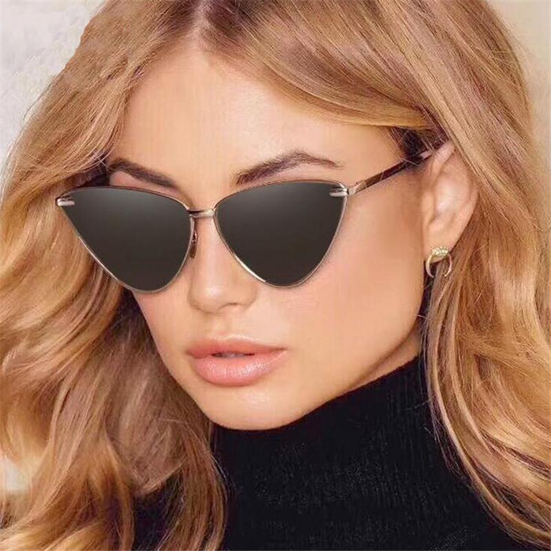 0 -0.5 -0.75 To -4.0 Vintage Myopia Lens Cat Eye Prescription Sunglasses Women Polarized Metal Steampunk Diopter Glasses Female