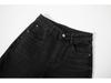 Women's High-Waisted Slim Wide-Leg Denim Jeans - Black Bull Style, Spring 2026, Flattering Elastic Straight-Leg.