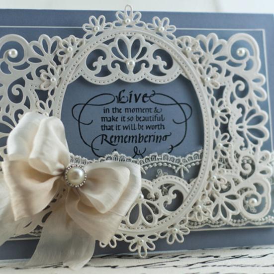 Oválný květinový rámeček, kovové vyřezávací šablony, DIY scrapbooking, papírové karty, šablona do alba