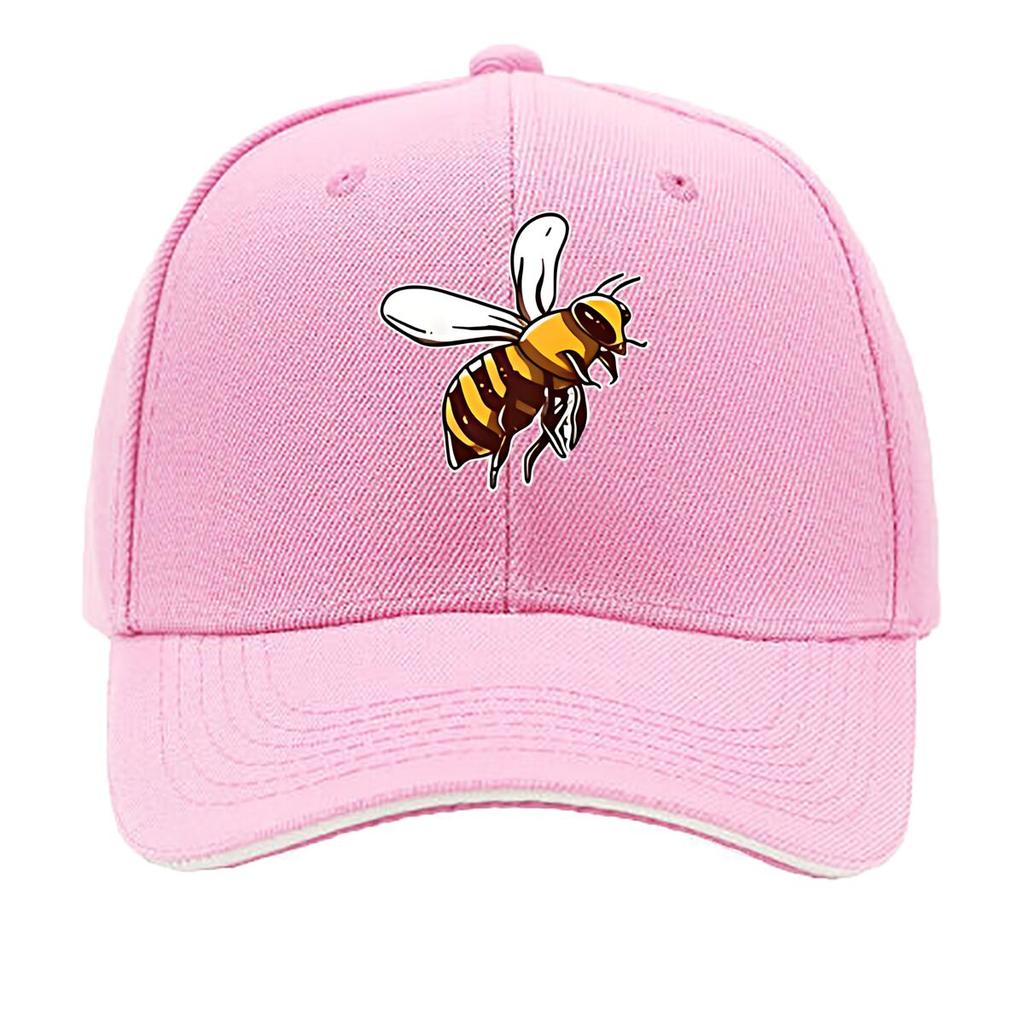 Cartoon Bee Vinyl Sticker For Laptop Car Hip Hop Hat Fashion Outdoor Sports Sandwich Baseball Cap