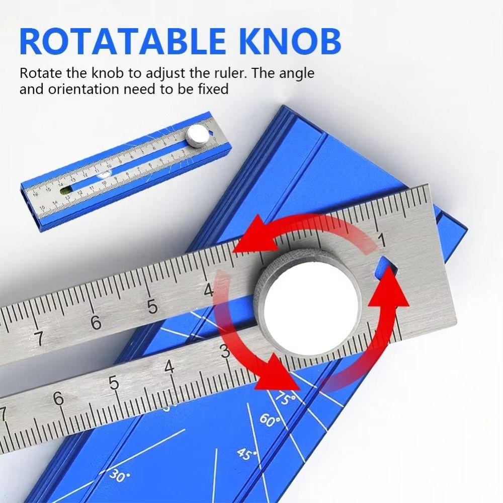Aluminum Zinc Zinc Alloy Scriber Marking Tools Adjustable Knob Precise Leveling Tools  Door Installation