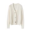 2025 Autumn/Winter Women's Cashmere Deep V-neck Long-sleeve Loose Cardigan