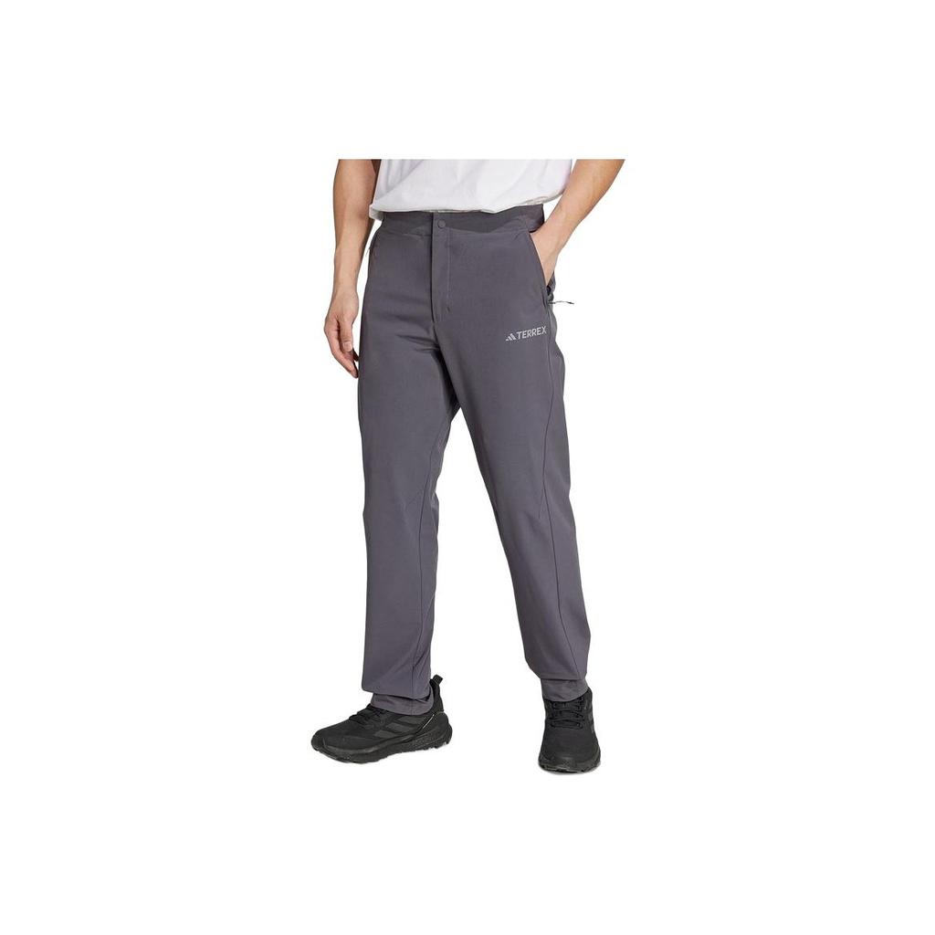 Adidas Terrex Quick-Dry Straight-Leg Summer Mid-Rise Knitted Sports Pants Men pants JW4824
