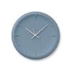 Analog Wall Clock, Porcelain, Blue, Relief, RF22-06 BL, Diameter 274mm X 40mm