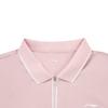 Li Ning Fitness Series Logo Stitching Zipper Polo Shirt Women tops APLW288-4