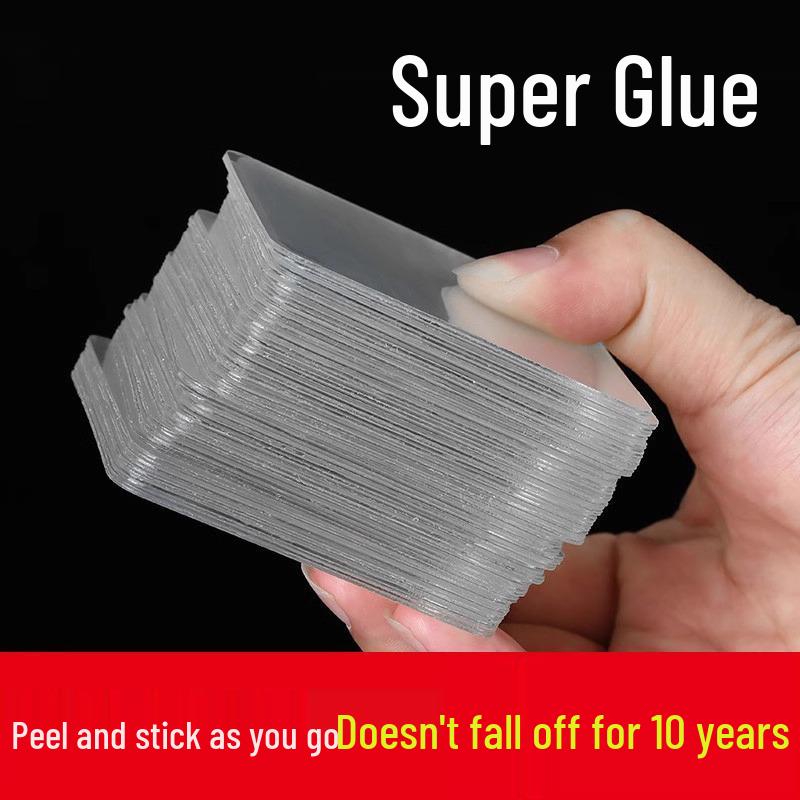 

Бесследная Двусторонняя Противоскользящая Лента для Полов и Стен - Волшебные Патчи с Сильной Адгезией Transparent; Strong Double-Sided Tape (5 pcs)