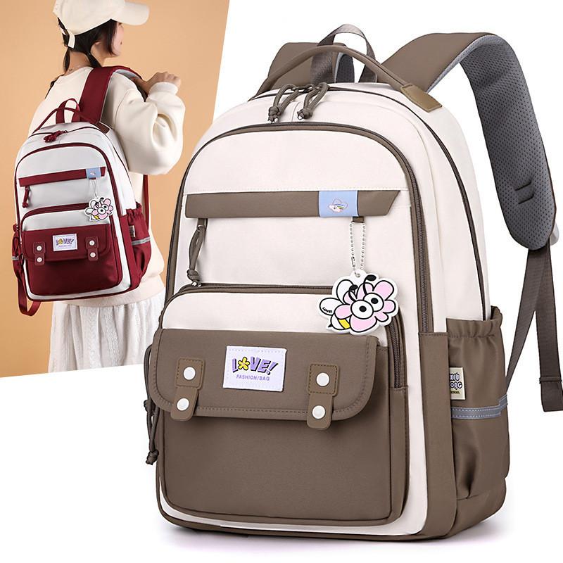 Stylish Unisex Nylon Backpack For School And Outdoor Activities In Vibrant Colors