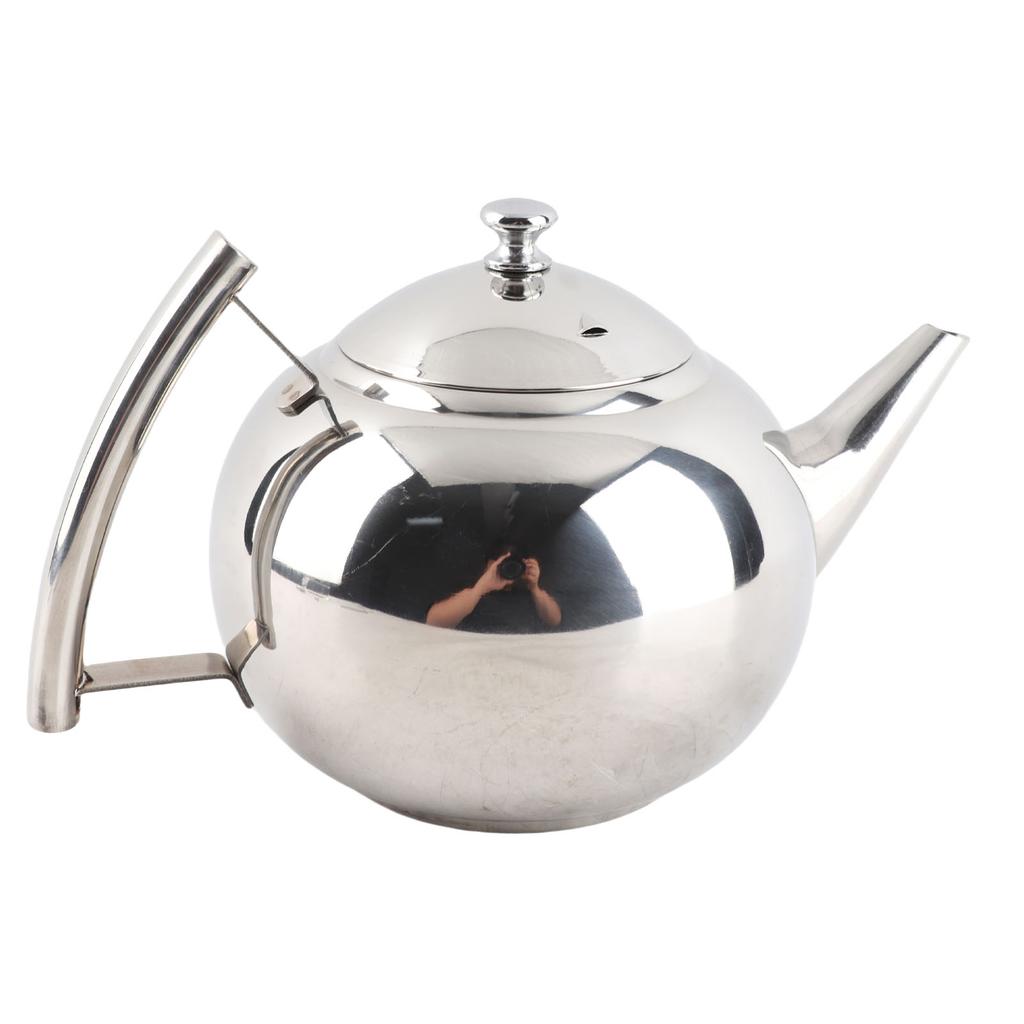 Stainless Steel Teapot Nontoxic Tea Pot Kettle with Filter for Brewing Loose Leaves and Tea Bags(1.5L )