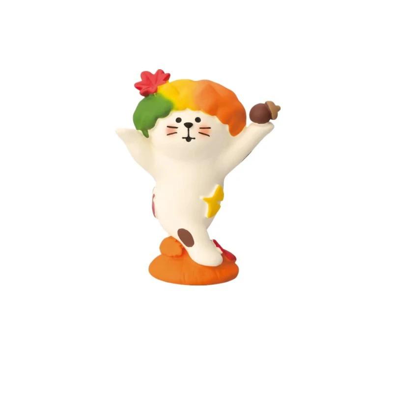 Crafts Small Ornaments for Autumn Harvest Season Trendy Japanese Style ZAKKA Cat INS Bonsai Food and Decorative Resin Figurines
