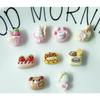 Food Toys Strawberries Ice Cream Butter Bread Cookies Desserts Hair Clips Resin Accessories