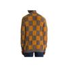 Vans Canfield Checkerboard V-Neck Loose Fit Comfortable Long Sleeve Shirt Unisex Shirts Brown VN000HE0DAM