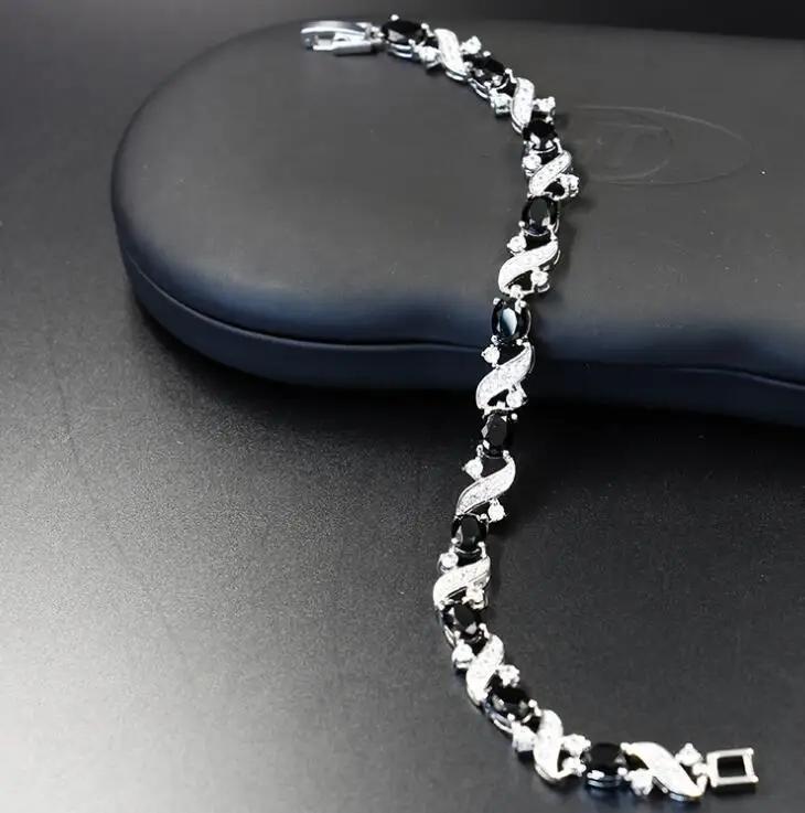 Fashion Crystal Gem Bracelet Temperament Elegant Charm Bracelet Jewelry Gift for Women