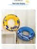 Thickened Adult Swimming Ring with Handles - Double-Layer Inflatable Lifebuoy for Water Activities