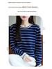 Women's Striped Crew Neck Sweater - Versatile Autumn/Winter Fashion Knitwear
