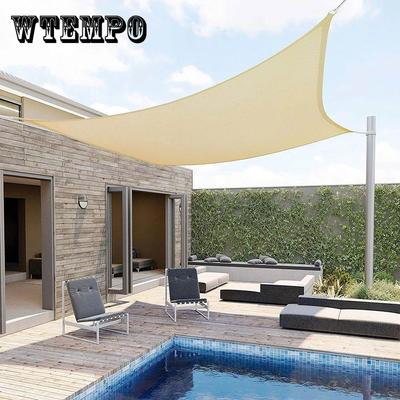 Summer Outdoor Waterproof and UV Shade Sail 300D Oxford Cloth Shade Canvas Garden Terrace Canopy Camping Sun Shelter