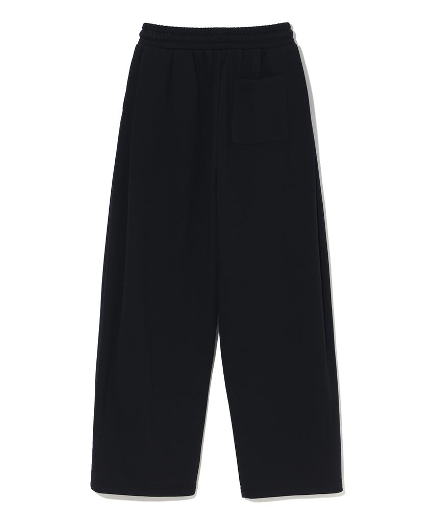 RAYFIKERS Side One-Pleat Wide Sweatpants Mq6Pu187_Black