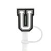 1Pcs Letter Silicone Straw Covers Cap Compatible With Stanley 30&40Oz Cup10Mm Straw Toppers Reusable Dust-Proof Straw Caps