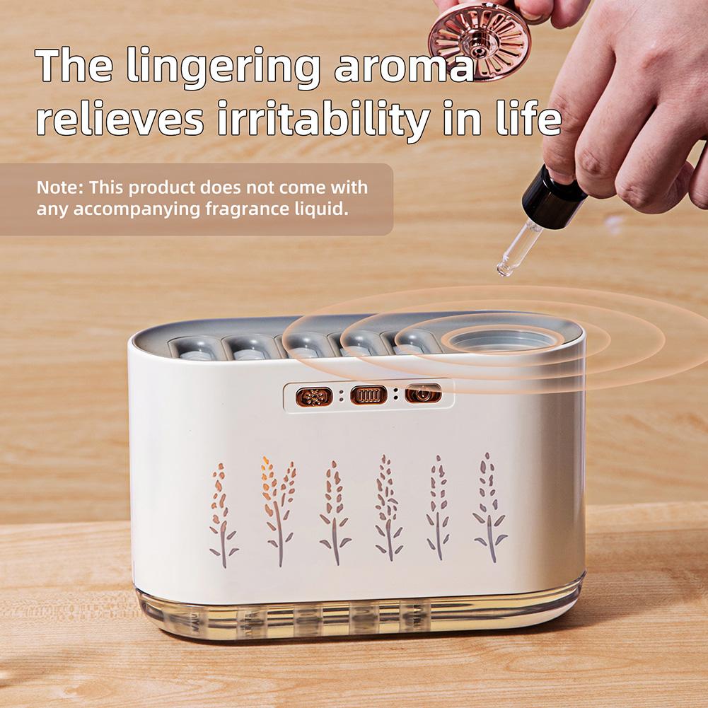 7 Colors LED Night Light Music Pickup Humidifier with 5 Nozzle Spray Aromatherapy Diffuser Air Purifier Oil Diffuser for Bedroom