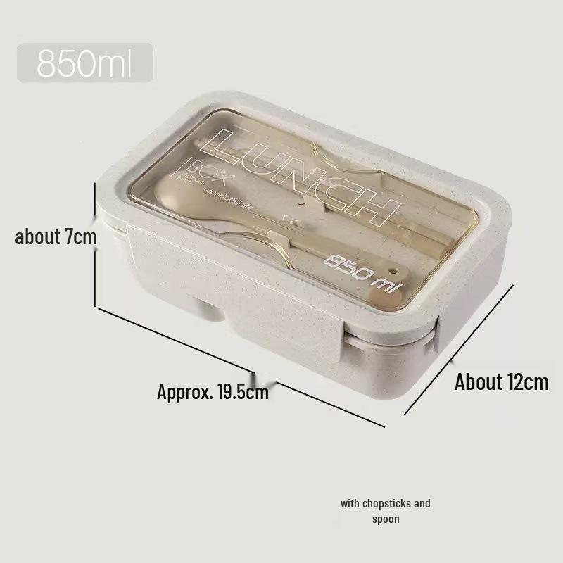 Microwave-Safe Portable Bento Box for Office Workers and Students