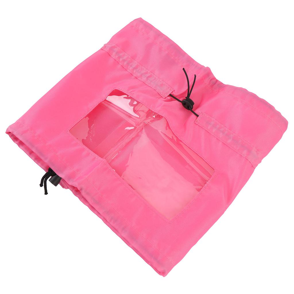 Bonetă de duș ajustabilă pentru câine, reutilizabilă, rezistentă la apă, protecție pentru urechile de deasupra capului animalului de companie, acoperire pentru baie, roșu trandafiriu