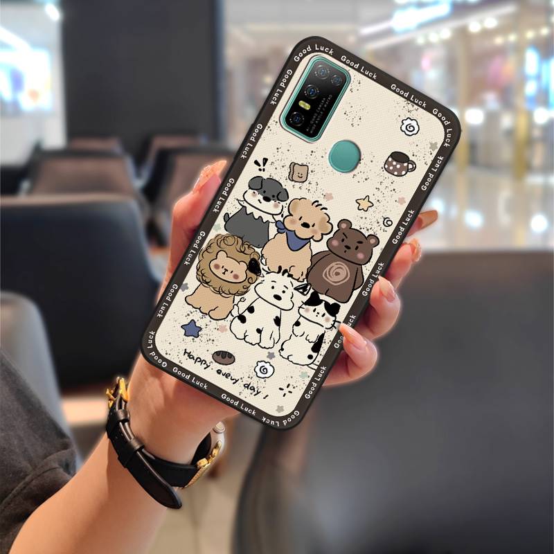 Full Wrap Anti-knock Phone Case For Doogee N30 Graffiti Shockproof TPU Back Cover Cute Silicone Anti-dust Fashion Design