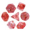 Cusdie D&D Rauchwürfel Dungeons and Dragons 7 mehrseitiges Würfelset D4 D6 D8 D10 D% D12 D20 für Rollenspiele Brettspiele