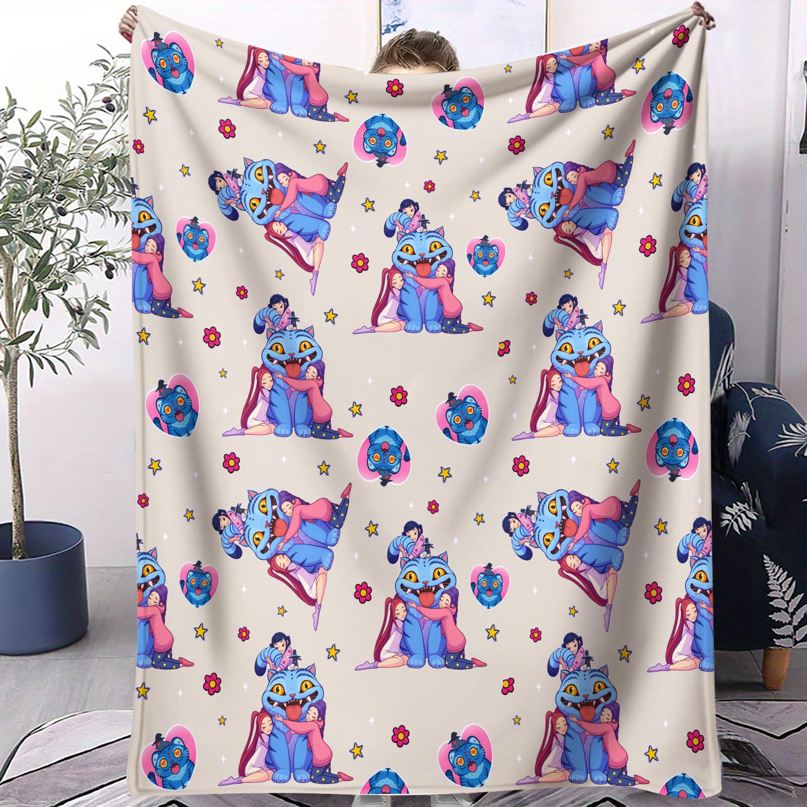 

Kpop Idol Cover Blanket Ultra Soft Comfortable Lightweight All Season For Bedroom Sofa Dorm Car Camping Travel Nap Home Decor 70x100cm