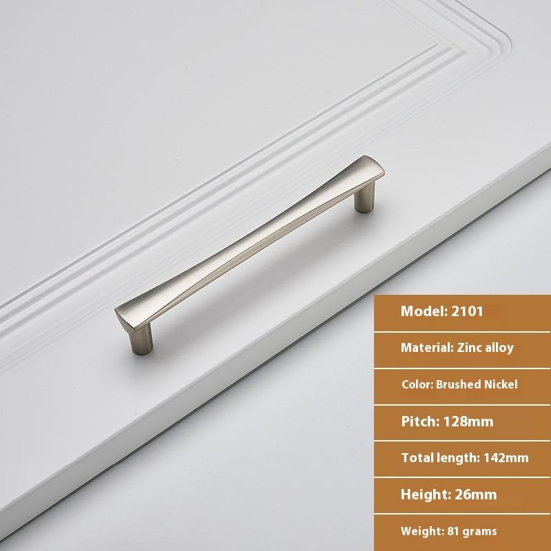 Black Minimalist European Style Cabinet Door Handle Single Hole Drawer Pulls Furniture Hardware Accessory