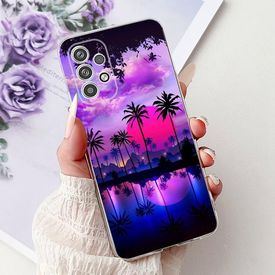 For Samsung Galaxy A52 A52s A72 5G Case Cute Painted Cover Soft Silicone Phone Cases For Samsung A52 A 52 s Galaxy A72 5G Fundas