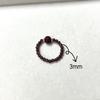 Versatile Women's Elastic Cord Beaded Finger Ring Accessory