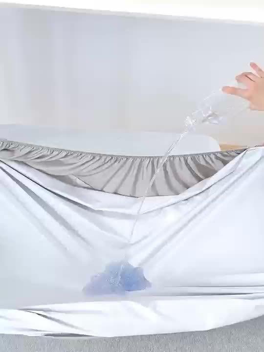 1pc High Quality Fitted Sheet, Waterproof Mattress Protector Without Pillowcase - Premium Microfiber, Pocketed Breathable Mattress Cover, Washable