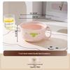 De'ou Xingguang Ins-Style Ceramic Instant Noodle Bowl with Lid