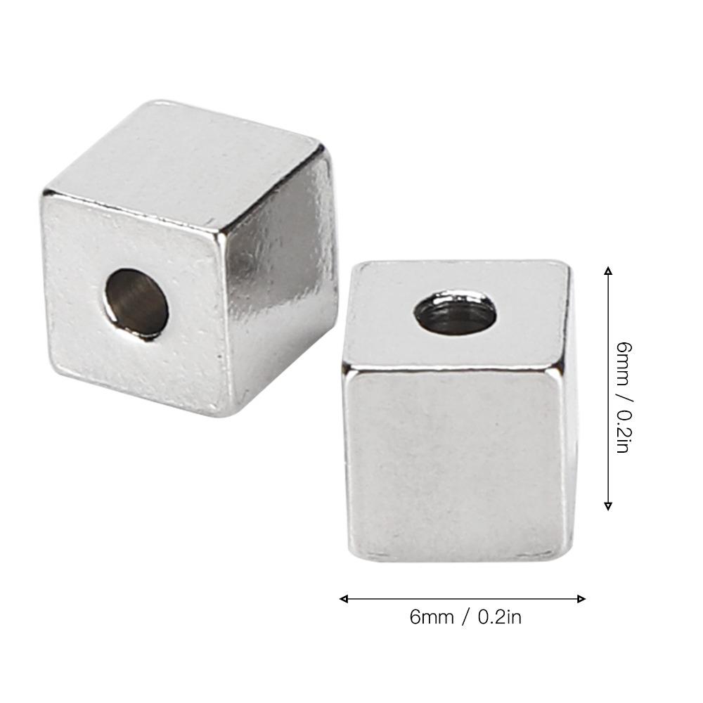 50pcs Stainless Steel Stainless Steel Spacer Beads Steel Jewelry Making Accessories Bracelet Making