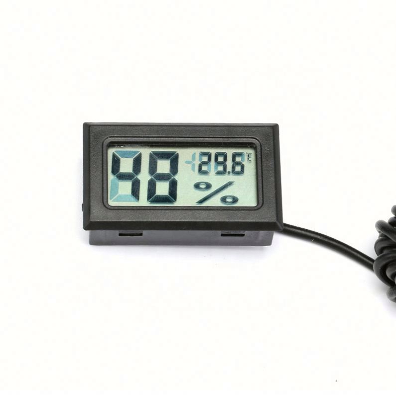 For Incubator Fridge Freezer Thermograph Temperature Humidity Meter Detector Indicator Mini LCD Digital Thermometer Hygrometer