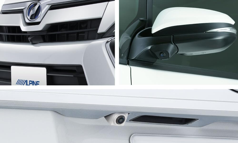 

Alpine Voxy 80 series exclusive 3 camera package grille camera (ALPINE) (2017/7~) (front installation/side/rear black/interface box) PKG-SF25-VO чорний