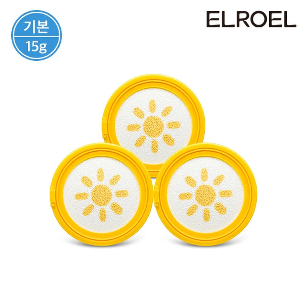 

Eloel Padepfree Yellow Pangpang Sun Cushion 15g Refill x 3