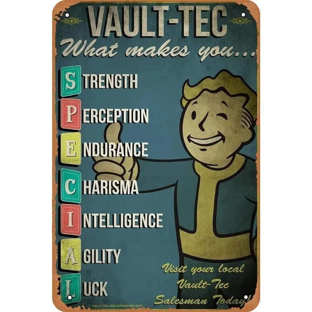 Tin Sign Floral Metal Art Wall Decor 20x30cm