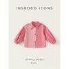 Insbobo Girls' Shirts Autumn 2025 New Children's Shirts Girls' Tops Boys' Long-Sleeved Casual Shirts