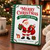 Christmas Money Presenter Gift Card Book 14 Pages DIY Booklet Spiral-Bound Merry Holiday Memory Book College Survival Kit Greeting for Adults Kids