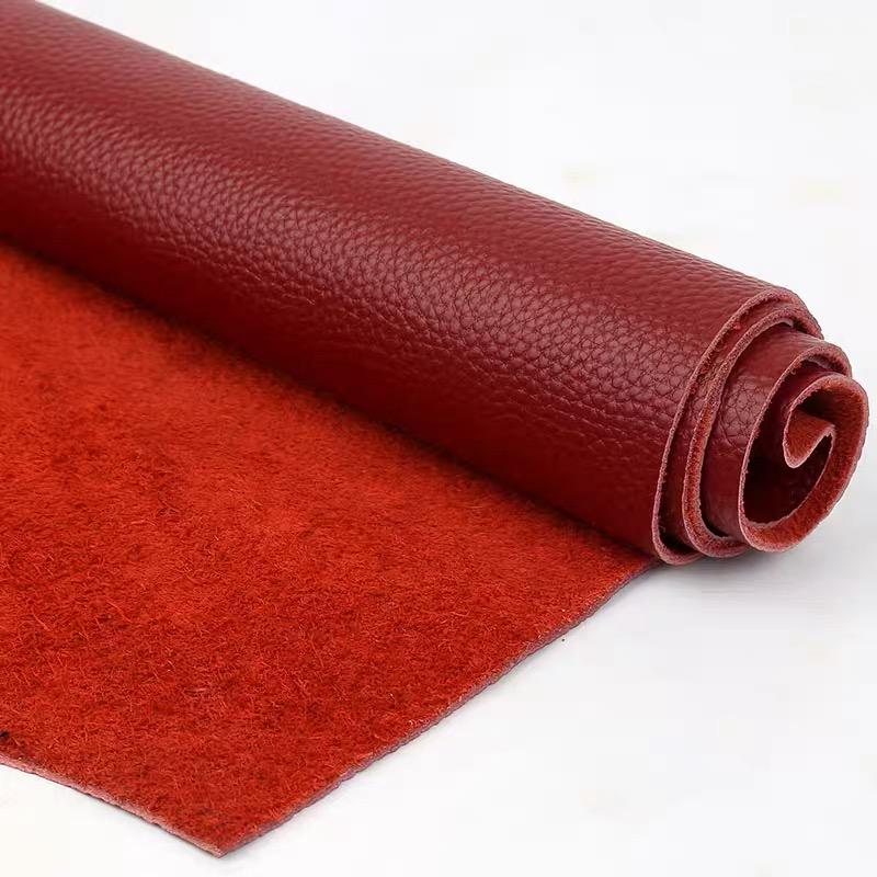 

Dark red cowhide leather, genuine leather, whole sofa headboard, soft bag, furniture renovation, leather fabric, top layer, wine 40x60cm красный