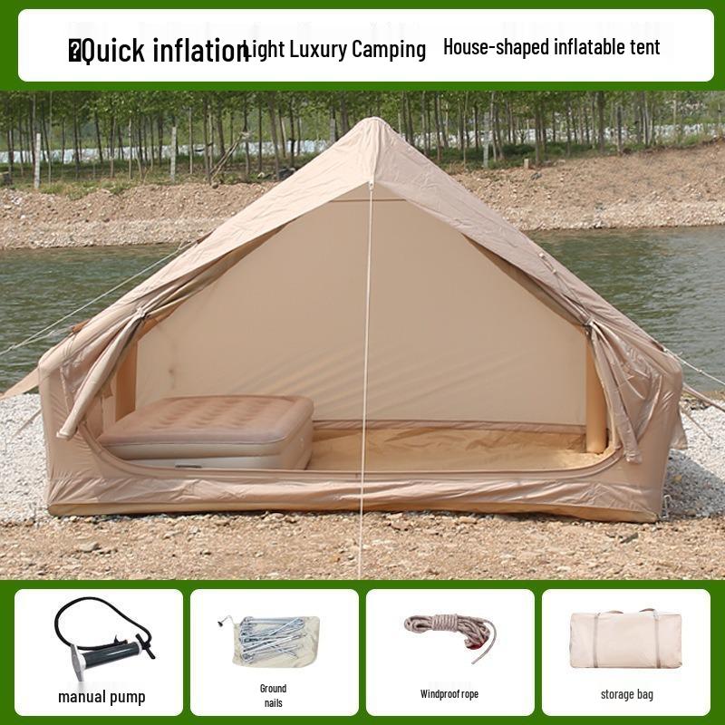 6.3 Sq. Meter Four-Season Automatic Inflatable Tent with Skylight