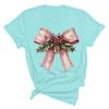 Christmas Printed Fashionable Women's T-shirt Christmas Trend Pure Cotton Casual Sportswear T-Shirts Women’s