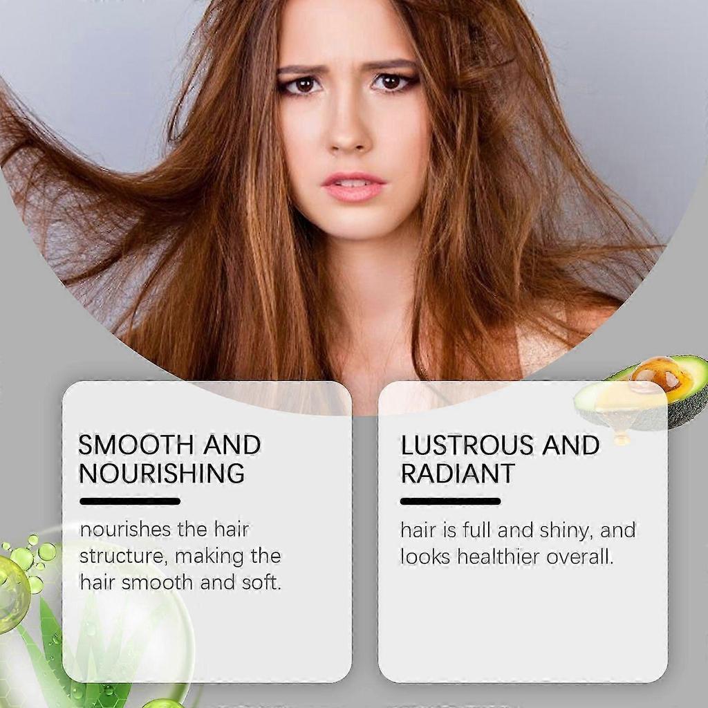 Collagen Hair Mask, Collagen Hair Treatment for Dry Damaged Hair, Deep Repair Conditioner, Hydrating and Moisturizes Hair 227g