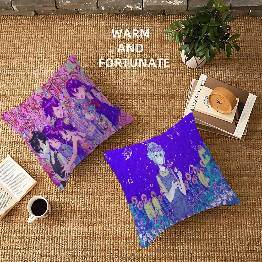 O-Omori Pillow Cover for Bedroom Room and Living Room Sofa Decorative Cushion Cover