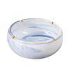 Nordic Retro Ceramic Ashtray - Large, Personalized, Trendy Blue Pink Design for Living Room