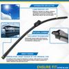 Erick's Scheibenwischer LHD Frontscheibenwischerblätter für Kia Ceed Cee'd 2006 - 2009 Windschutzscheibe Fensterreinigung Regenbürsten 24''+18''