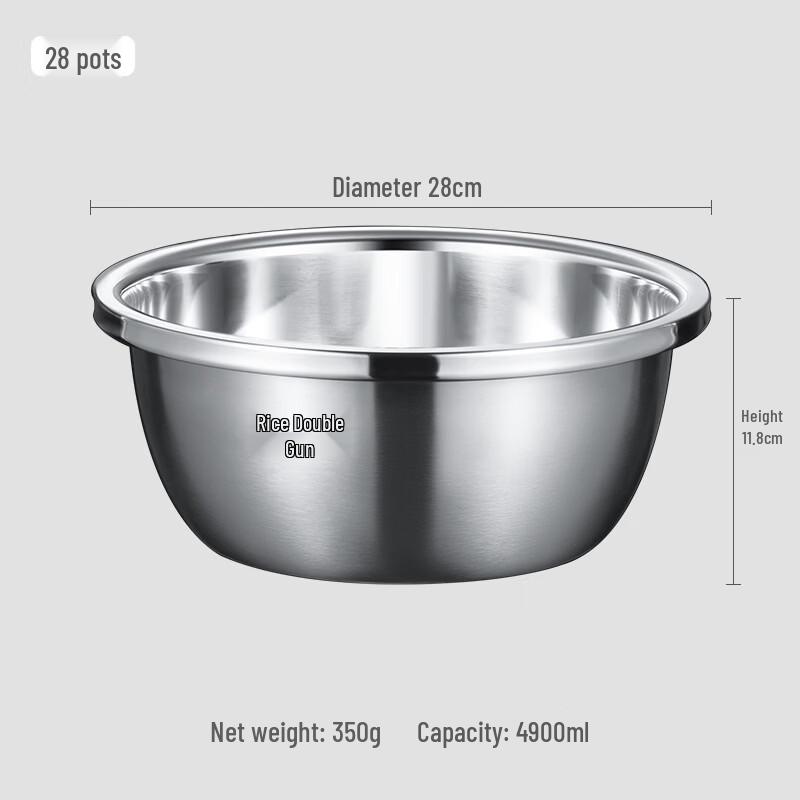 Shuangqiang Food Grade 304 Stainless Steel Multi-Purpose Basin
