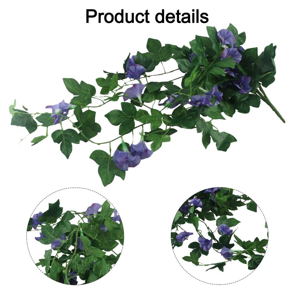 Realistic Artificial Plants Artificial Hanging Plants Fake Morning Glory Vine
