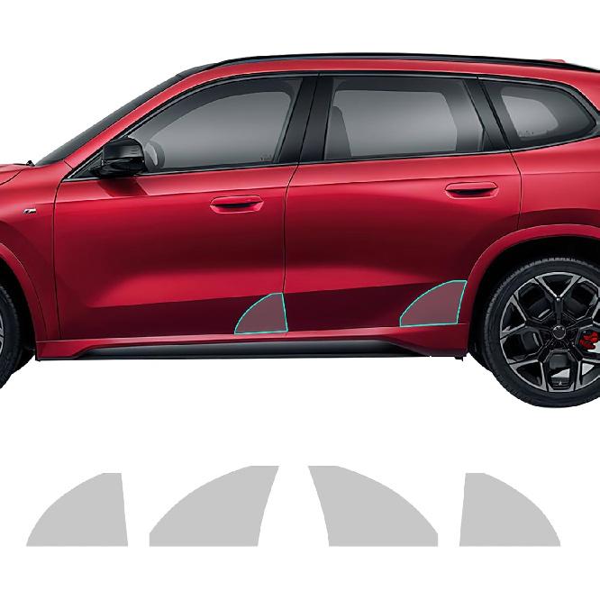 

for 2023-2025 BMW X1 PPF Precut Gloss Clear 8.5mil TPU Car Paint Protective Film Self Healing HD Film Scratch Protector Exterior Accessories (Lower Door Small Triangle 4Pcs